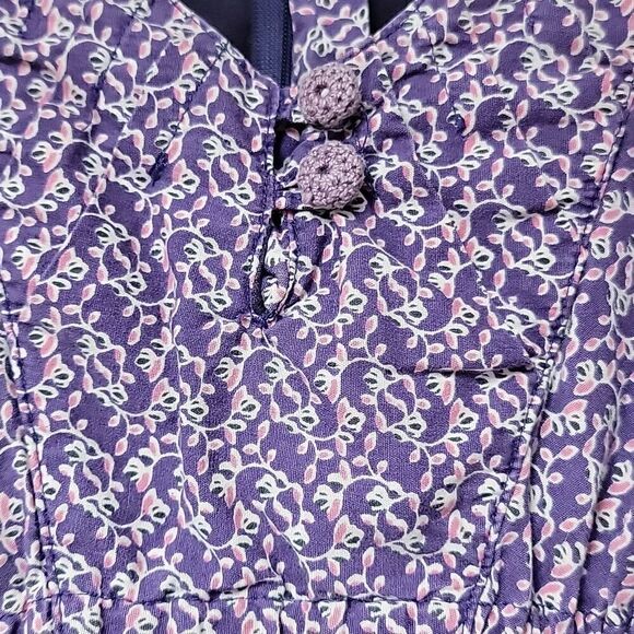 NAME IT LILAC PURPLE FLORAL SLEEVELESS DRESS, SIZE 3-4 YEARS - Picture 3 of 9